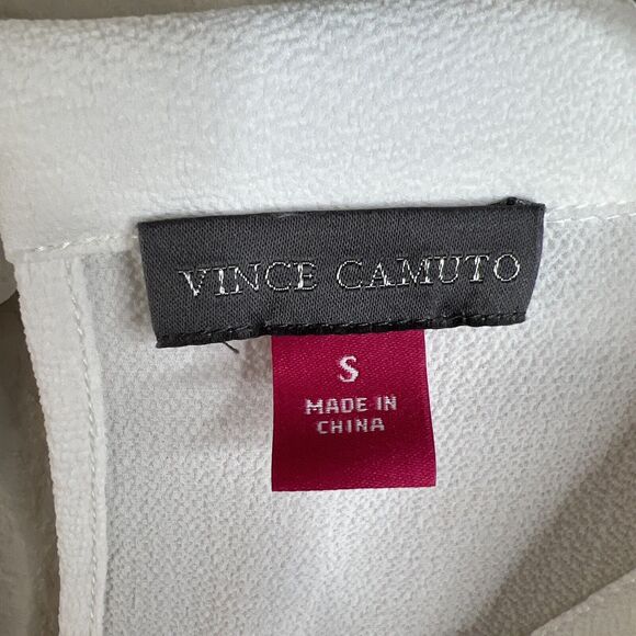 womens vince camuto blouse size small Ruffle Sleeve Classic Dress Casual Coastal - Picture 7 of 13